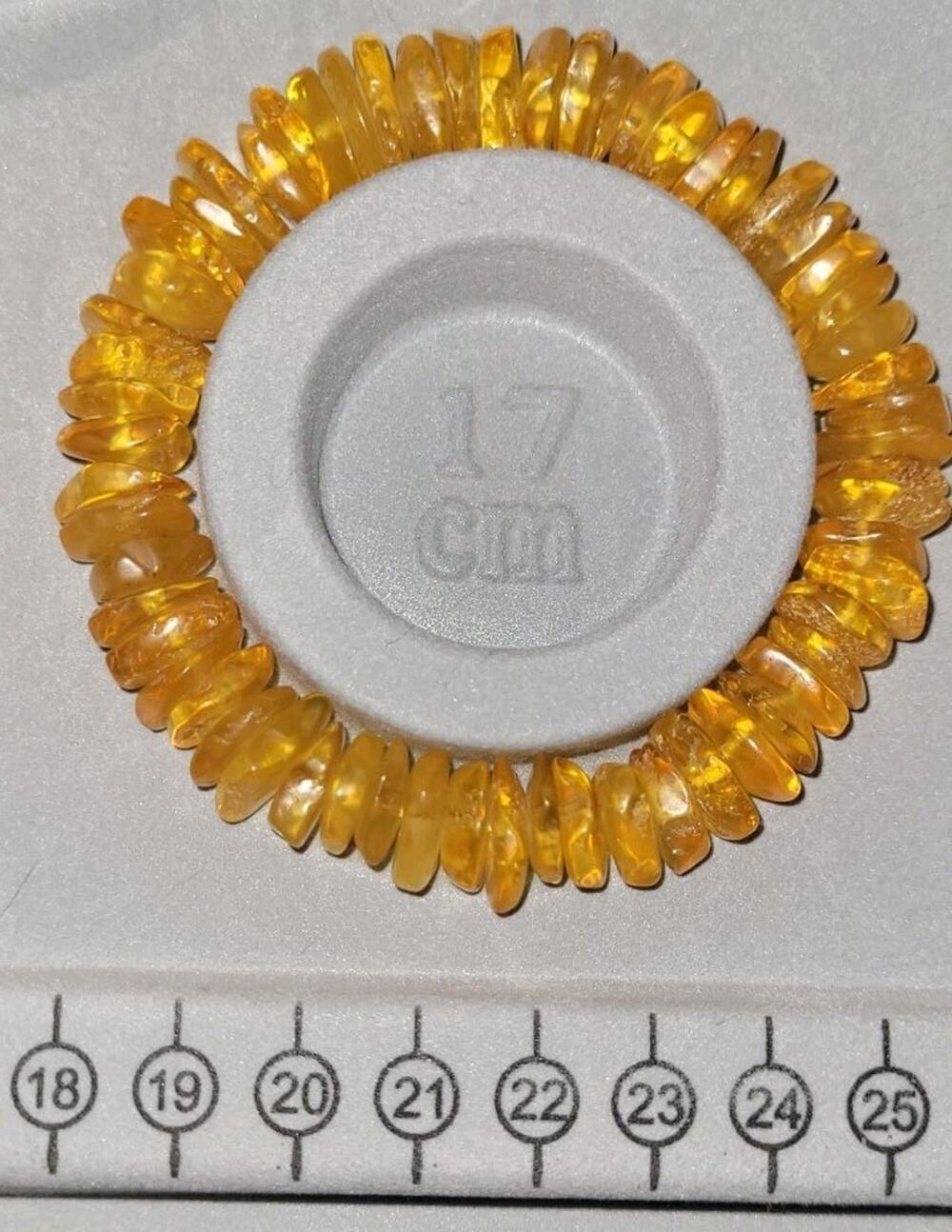 Amber Chip Bracelet (8.7mm thru 10.6mm)